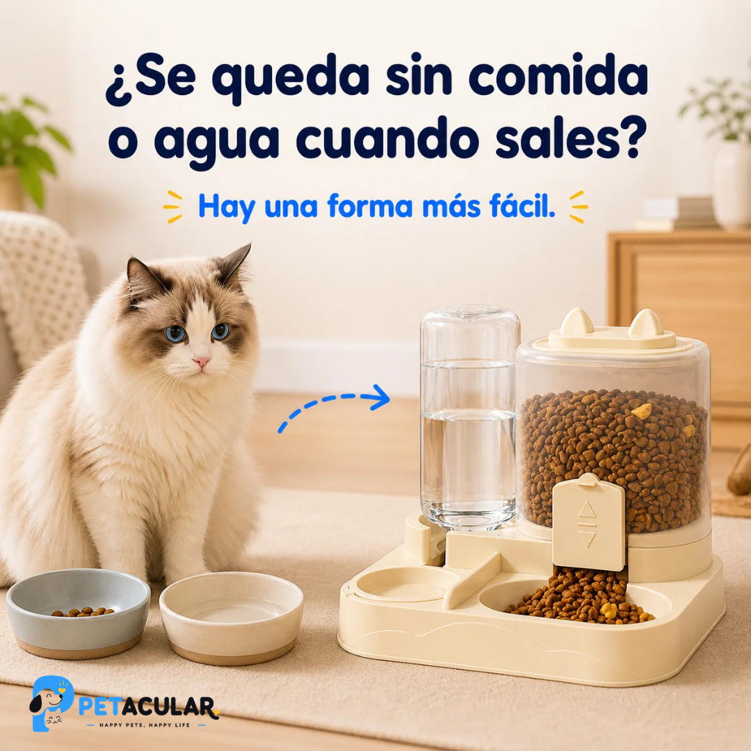 AutoFeed Duo – Comedero y Bebedero Inteligente 2 en 1 🍲💧