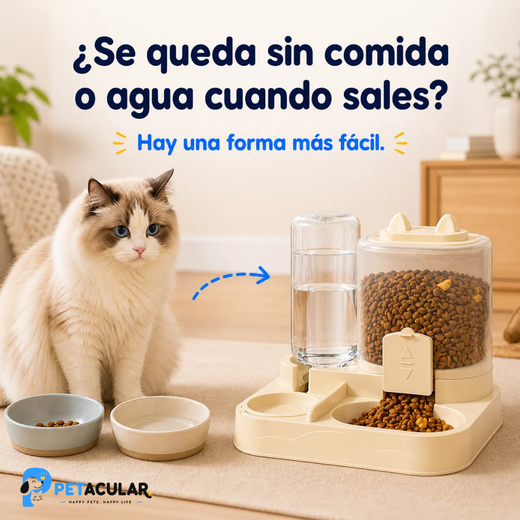 AutoFeed Duo – Comedero y Bebedero Inteligente 2 en 1 🍲💧