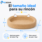 Cama rascador BohoCat - medidas 50 por 40 por 12 centímetros