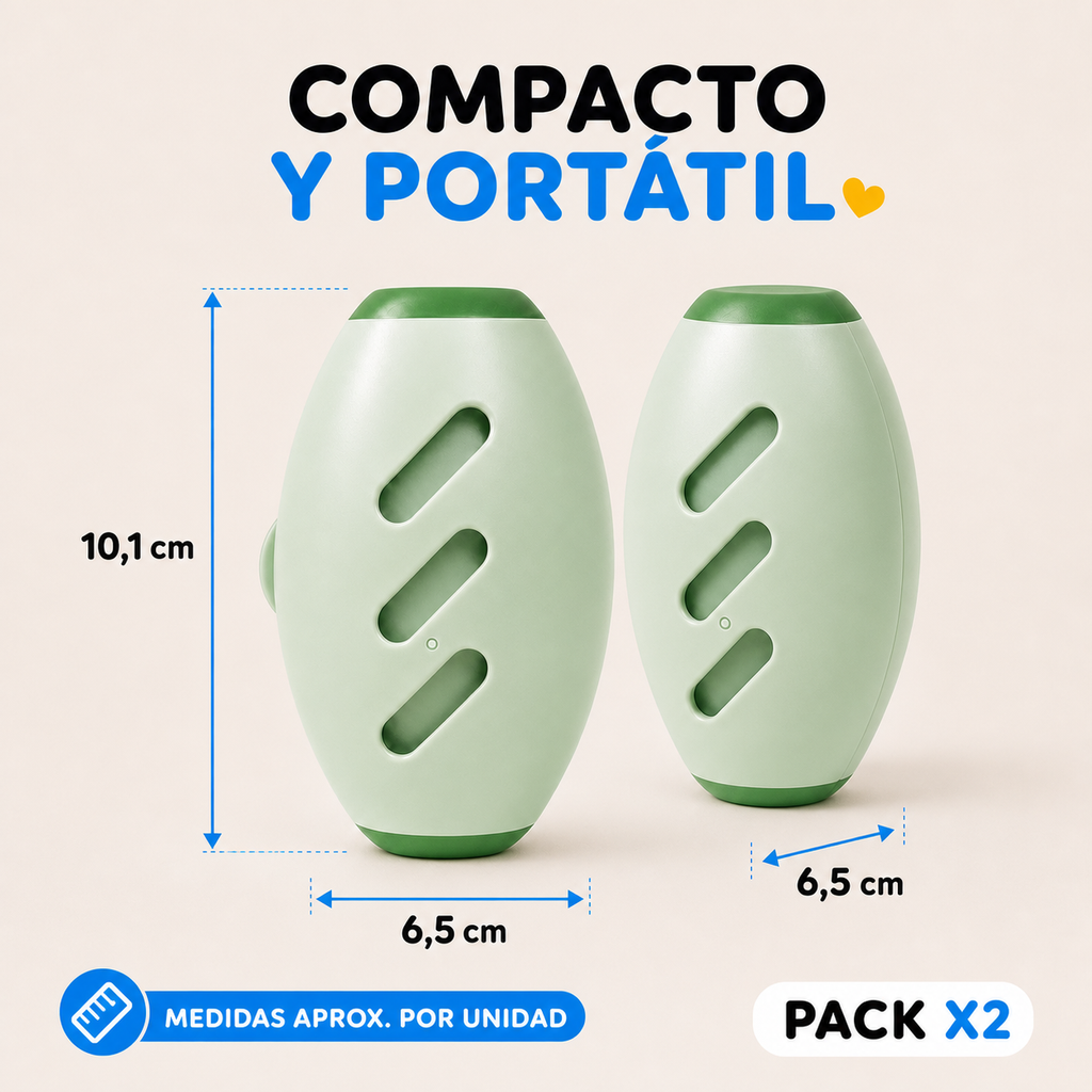 Dimensiones aproximadas del quitapelusa y presentación Pack X2