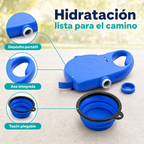WalkPro: depósito portátil, asa integrada y tazón plegable